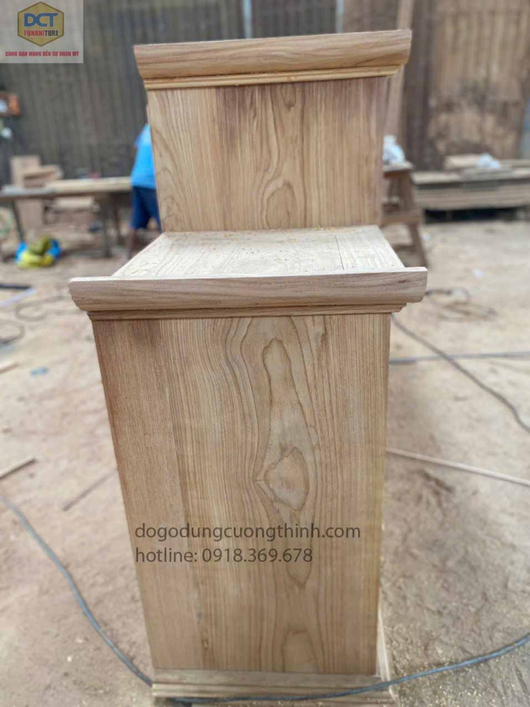 Bàn thờ gia tiên gỗ gõ đỏ BT54